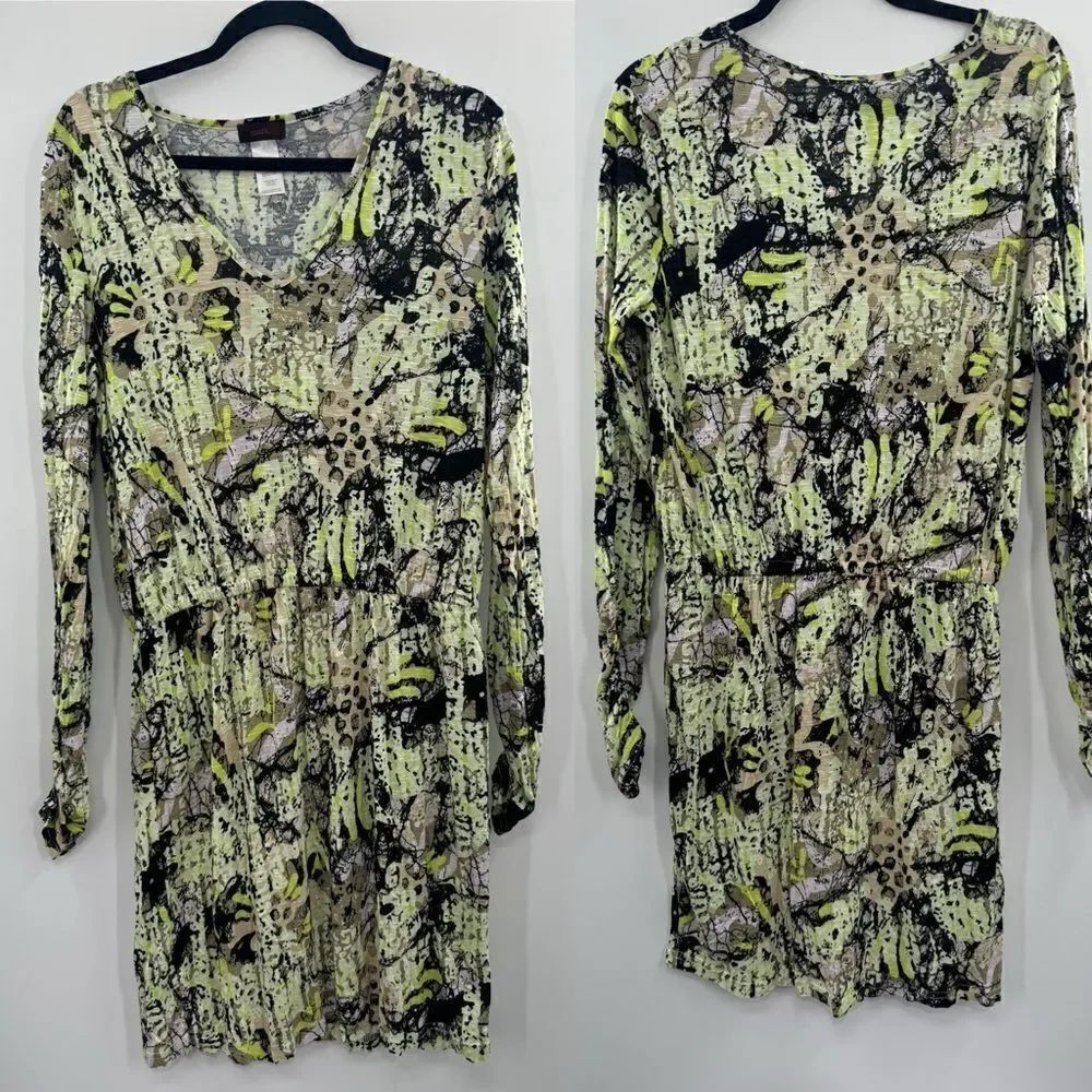 3For$20 Mark Green Paisley Dress size Medium